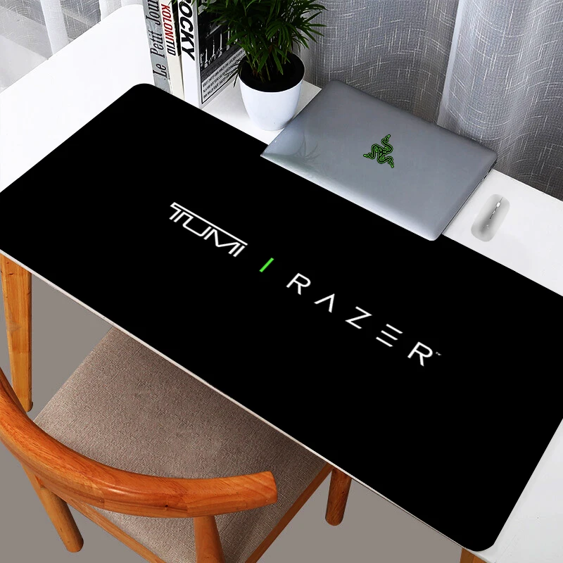 

Luxury fashion brand Razer TUMI Mousepad Custom Computer New Desk Mats Office Laptop Natural Rubber Soft Mouse Pad for CSGO LOL