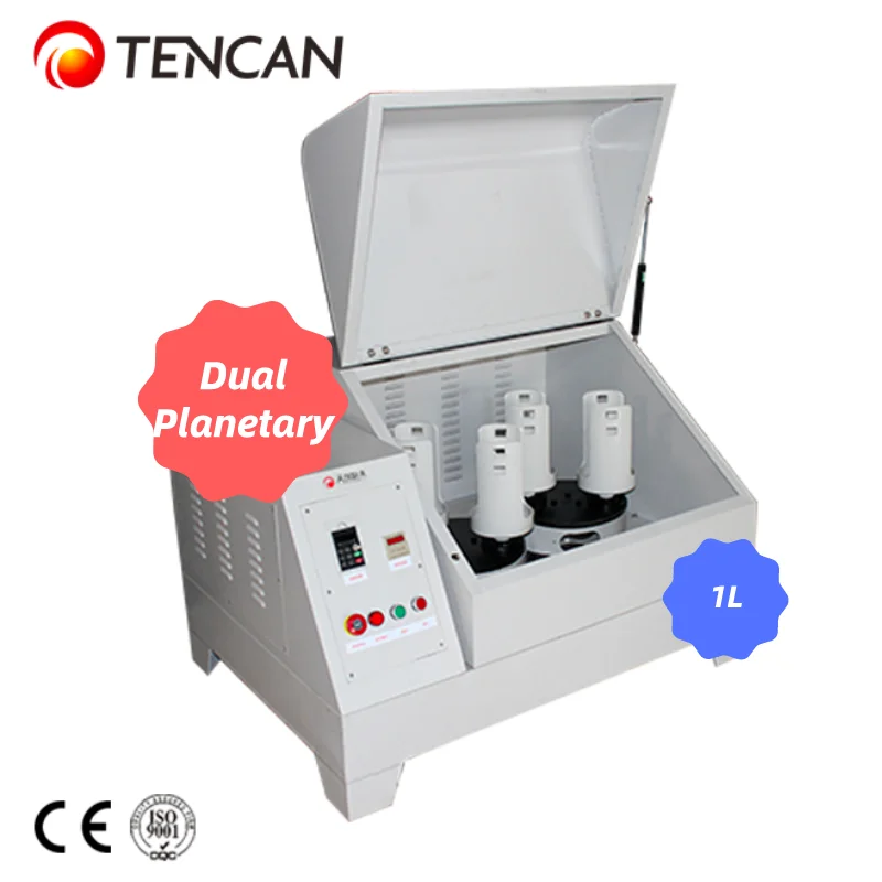 China Tencan SXQM-1 High Speed Ultrafine Powder Making Dual Planetary Ball Mill Machine for Laboratory Material Grinding