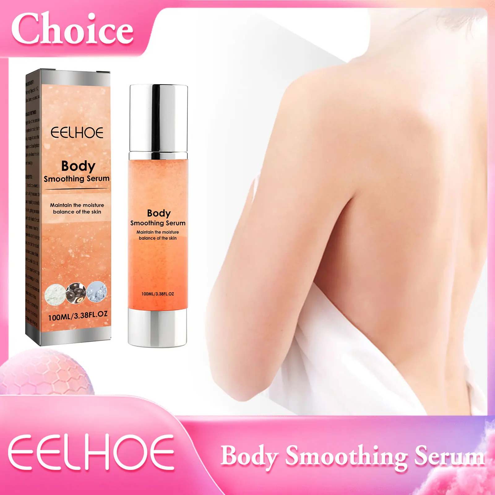 EELHOE Effective Whitening Body Serum Improve Dull Rough Skin Intimate Underarm Knees Lighten Melanin Moisturizing Brightening