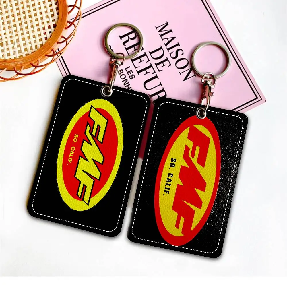 

Персонализированный держатель с логотипом F-FMF Racing, подходит для банковских карт, карт метро, автобусных карт, кошелек для карт, держатель для бейджей, брелок