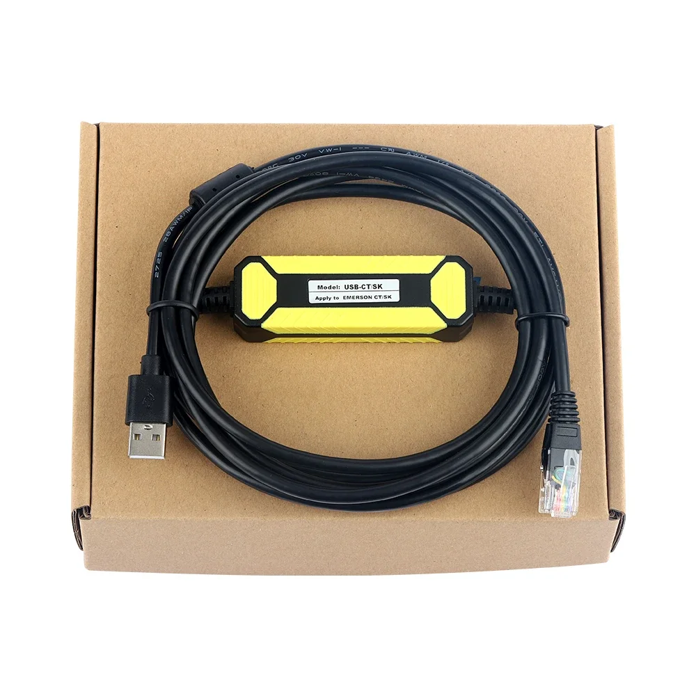 USB-CT/SK For Emerson VFD CT SK Debugging Cable Data Download Line Comms CT-USB-Cable USB to RS485 USB-SK