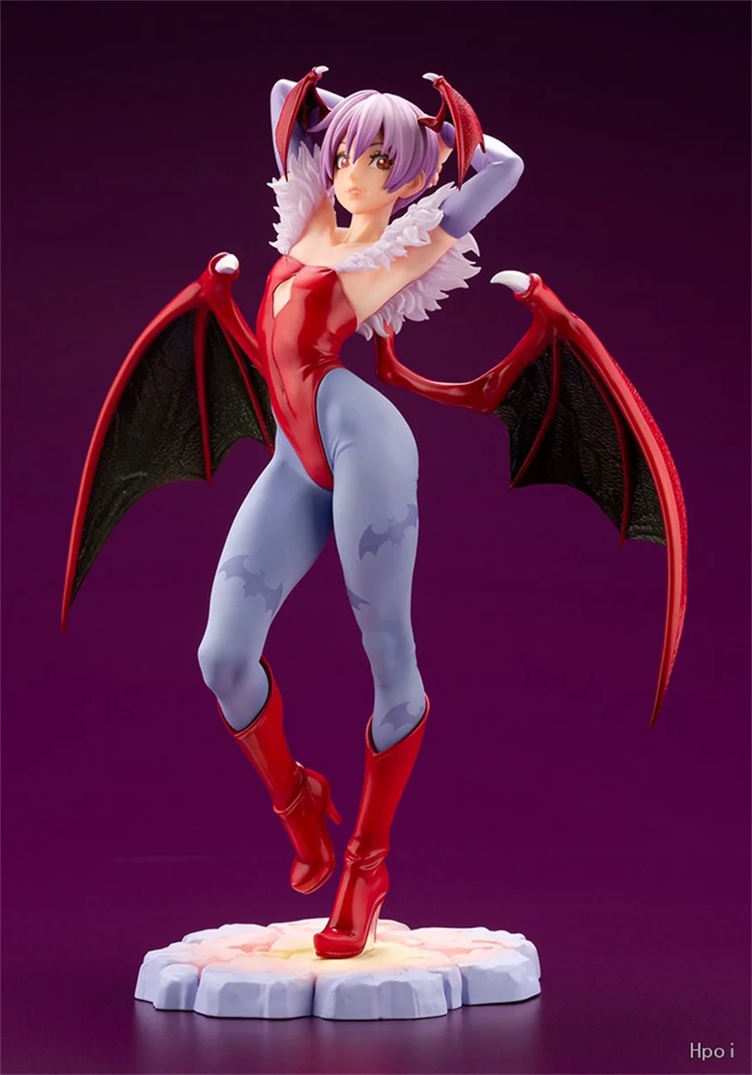 Darkstalkers Bishoujo Darkstalker Morrigan Aensland Felicia Lilith 소녀 PVC 액션 피규어 장난감, 성인 소장용 모델 인형