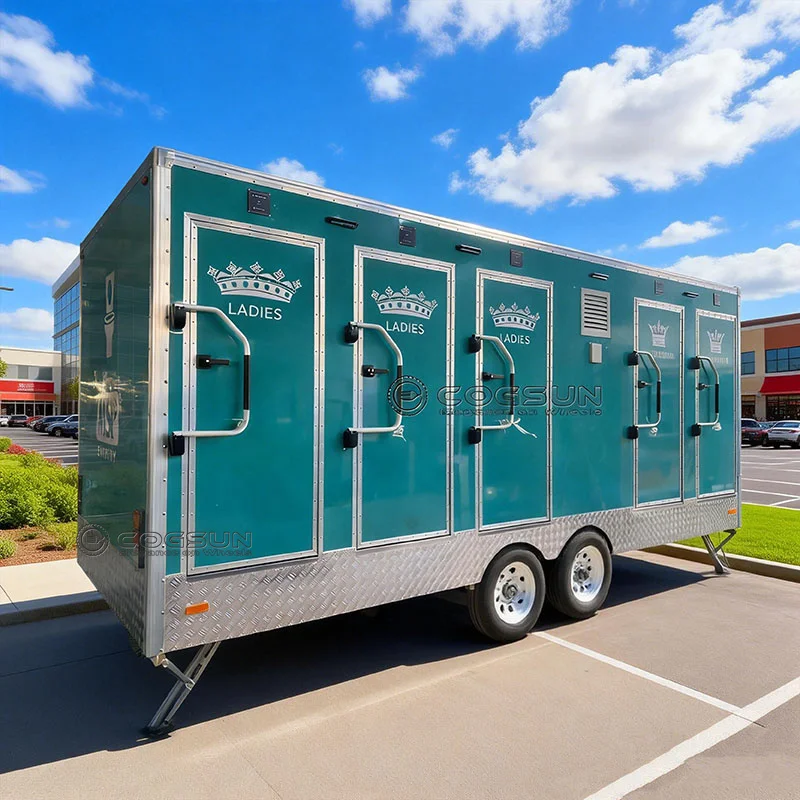 COGSUN Customizable High End Restroom Trailer Innovative Portable Toilet with Modern Features