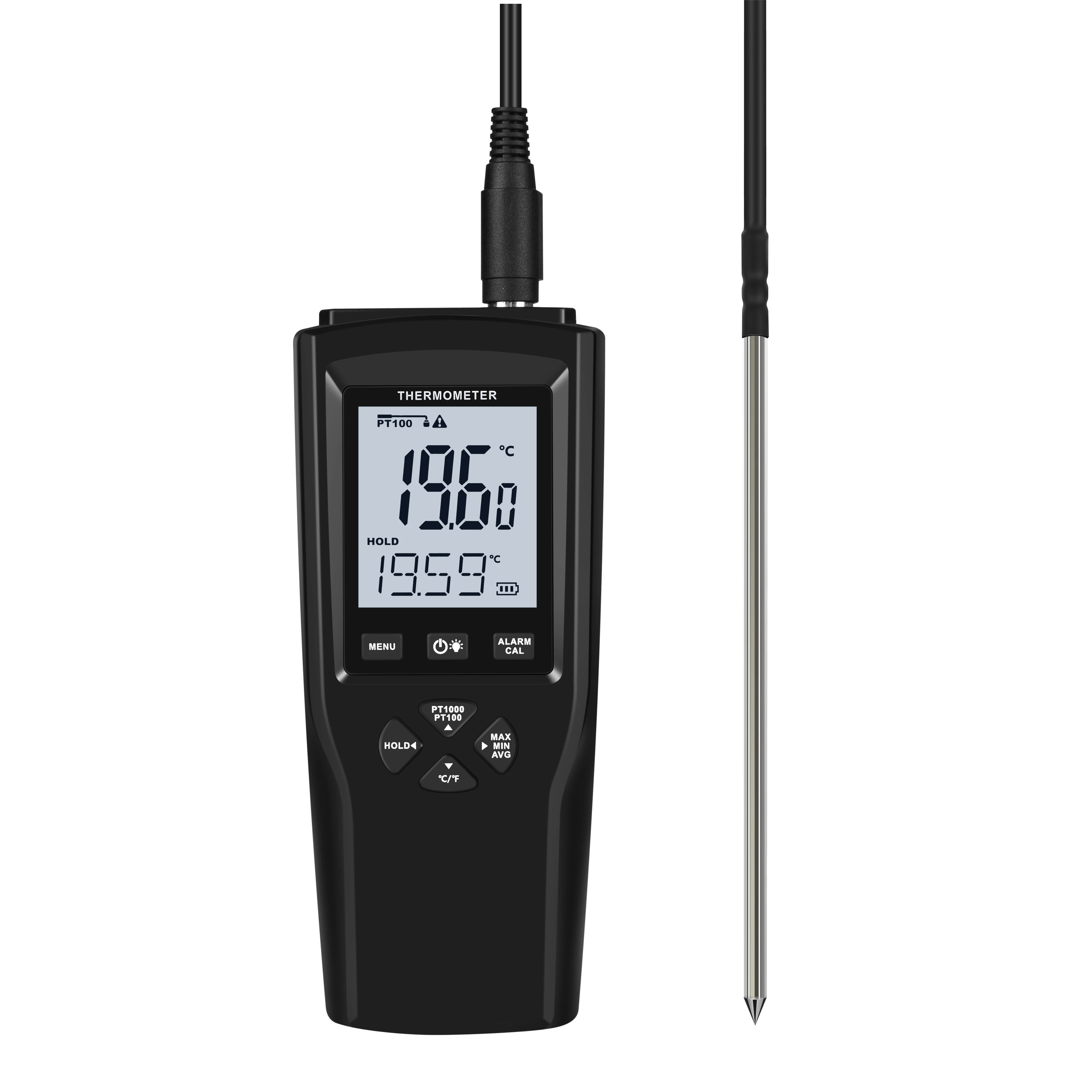 YET-710 High Temperature High Accuracy RTD PT100 PT1000 Platinum Digital Thermometer Data Logger