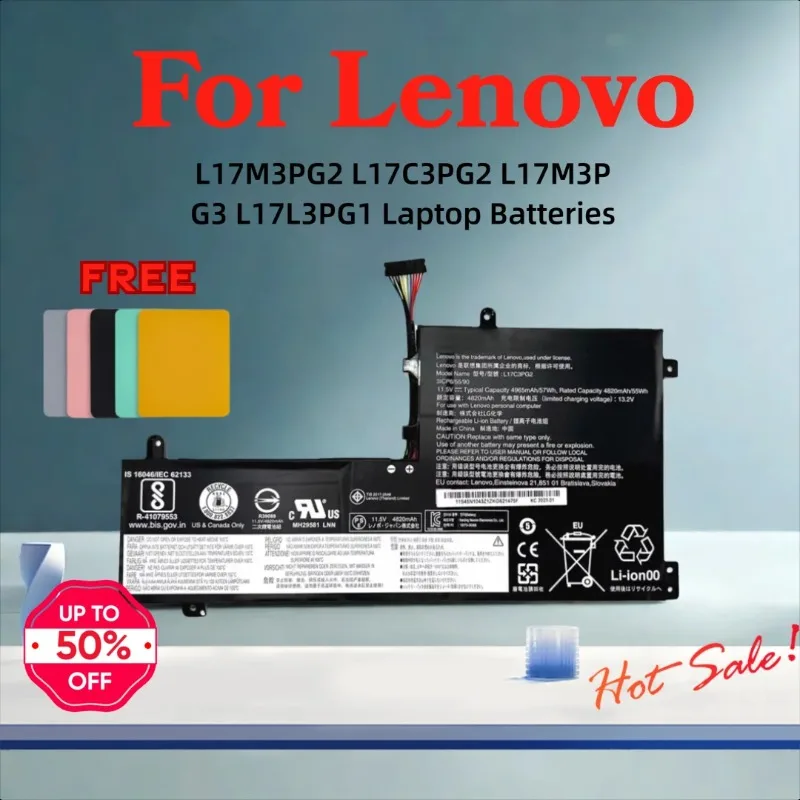 

For Lenovo L17M3PG2 L17C3PG2 L17M3PG3 L17L3PG1 Laptop Batteries Give Away A Mouse Pad