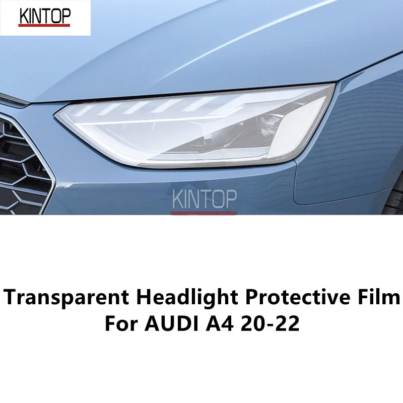 

For AUDI A4 20-22 TPU Transparent Headlight Protective Film, Headlight Protection, Film Modification