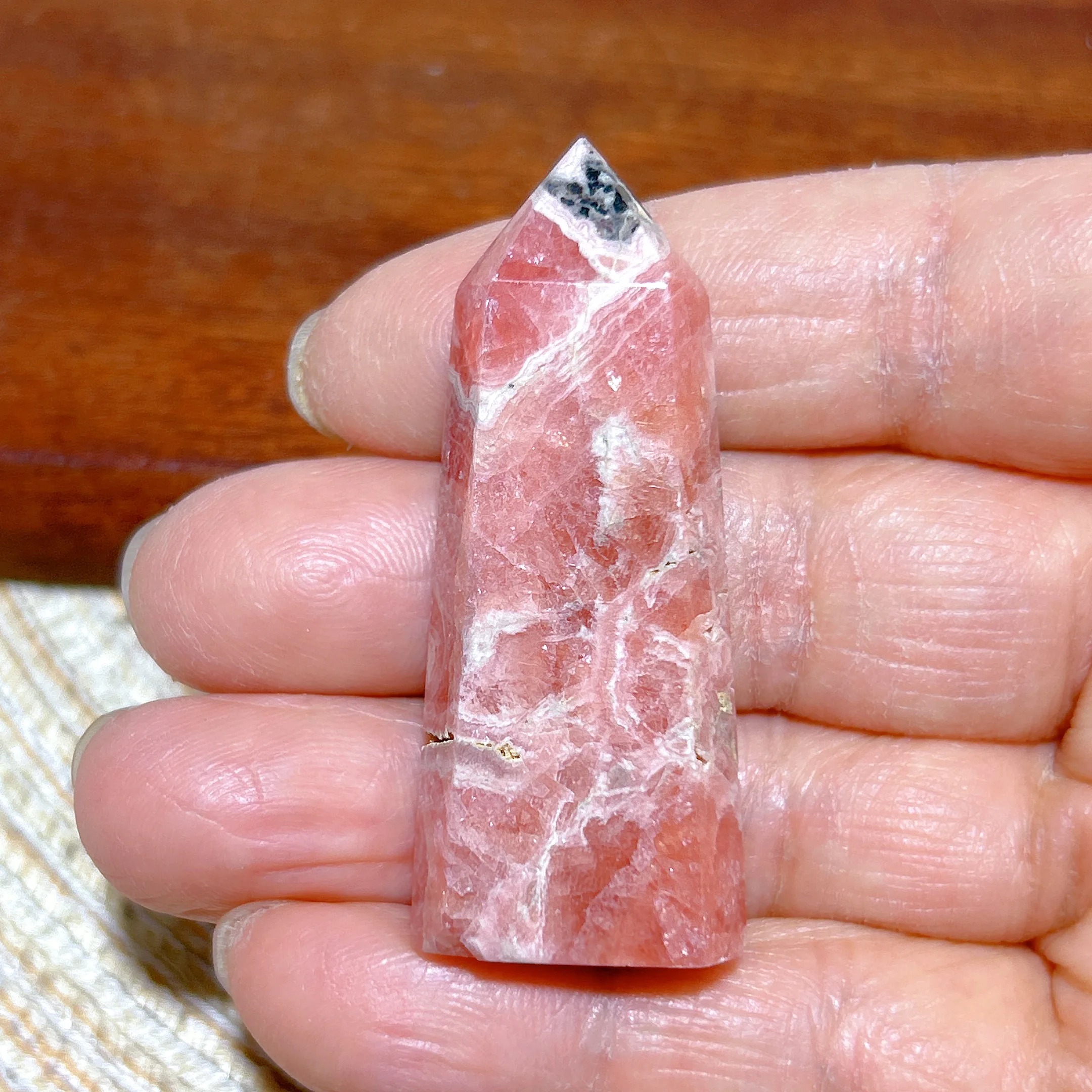 Healing Natural Crystals Argentina Rhodochrosite Tower Point High Quality Gemstones Mineral Energy Reiki Home Decorations Gift