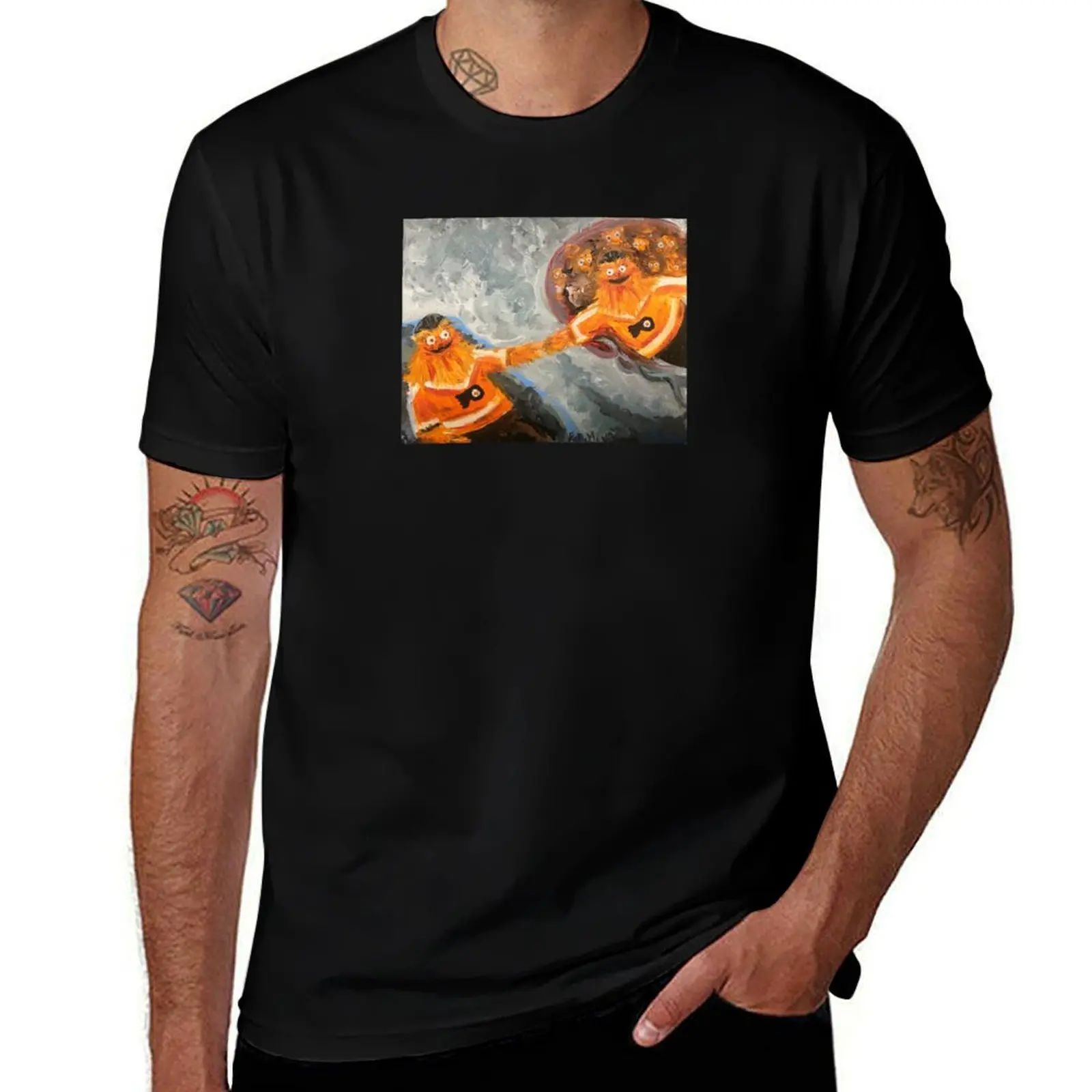 

The Creation of Gritty T-Shirt t shirts for man cotton t shirts for man graphic tees t shirts for man pack white T-shirt