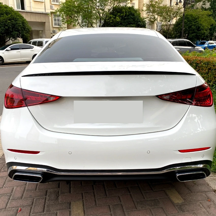 Rear Tail Wing Trunk Lip Spoiler For Mercedes Benz W206 C Class C200 C260 C300 2021 2022 2023 Rear Trunk Spoiler Wing