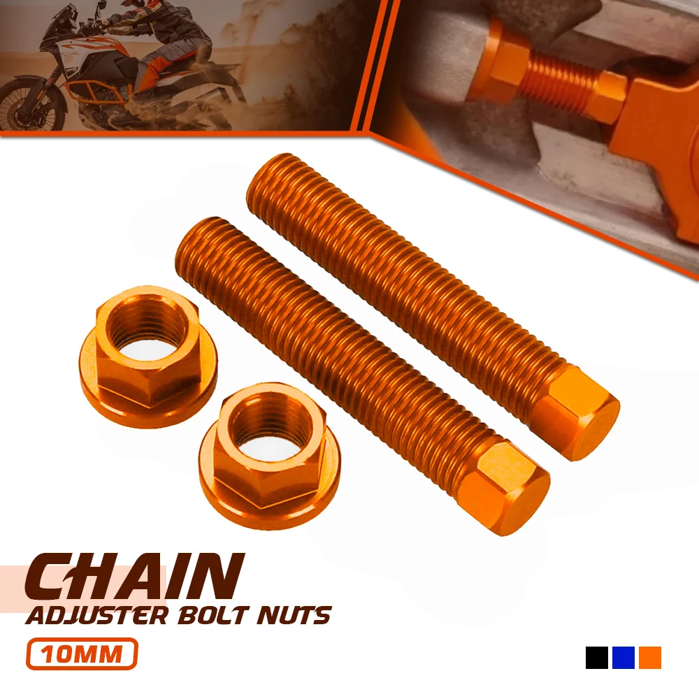 

Axle Blocks Chain Adjuster Bolt Nuts For KTM 105 125 200 250 300 350 390 450 530 SXS SX SXF EXC EXCF 2007-2024 2023 2022 2021