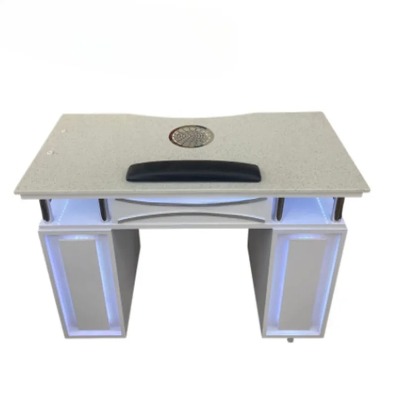 wholesale modern nail salon table marble top nail table can be customized color