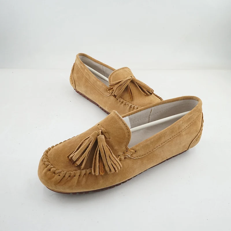 

Женская обувь 2025 г., женские туфли на плоской подошве из натуральной кожи, повседневные женские мокасины, летние женские лоферы, женская обувь для вождения