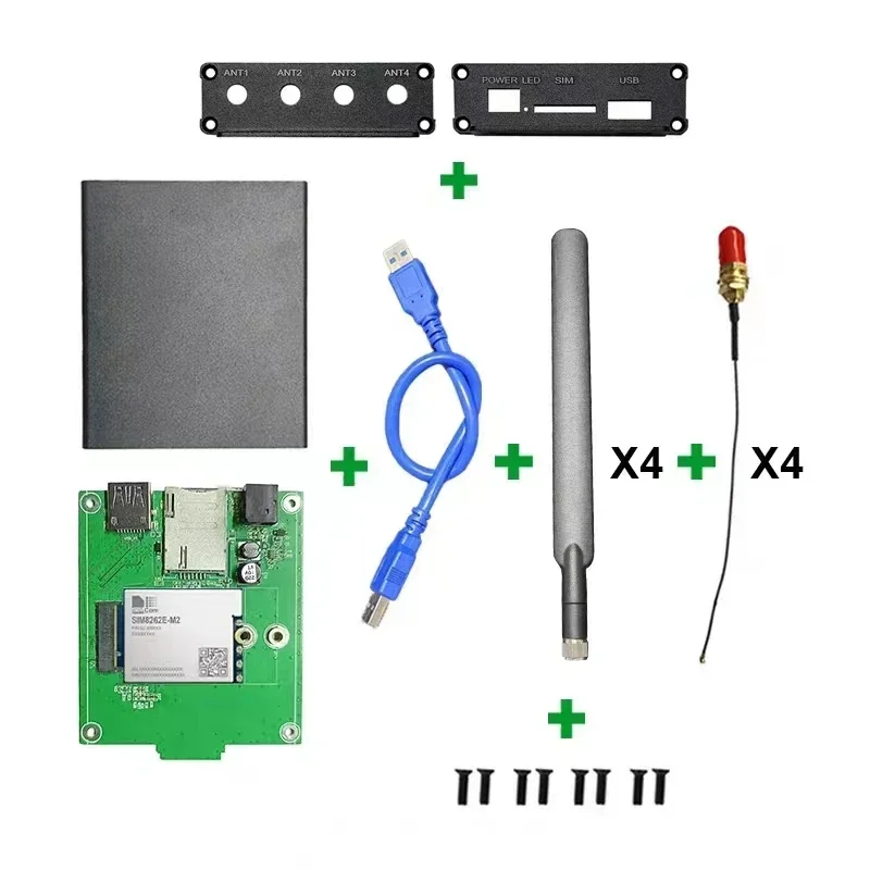 5G Module Internet Modem with Case M.2 to USB3.0 5G Development Board With Quectel RM520N-GL RM502Q-AE RM500Q-GL