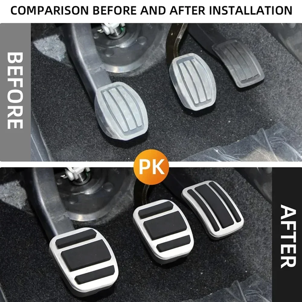 For Peugeot 308 3008 408 4008 5008 for Citroen C5 Picasso Brake Accelerator Pedals Cover Accessories Car Pedals Cover