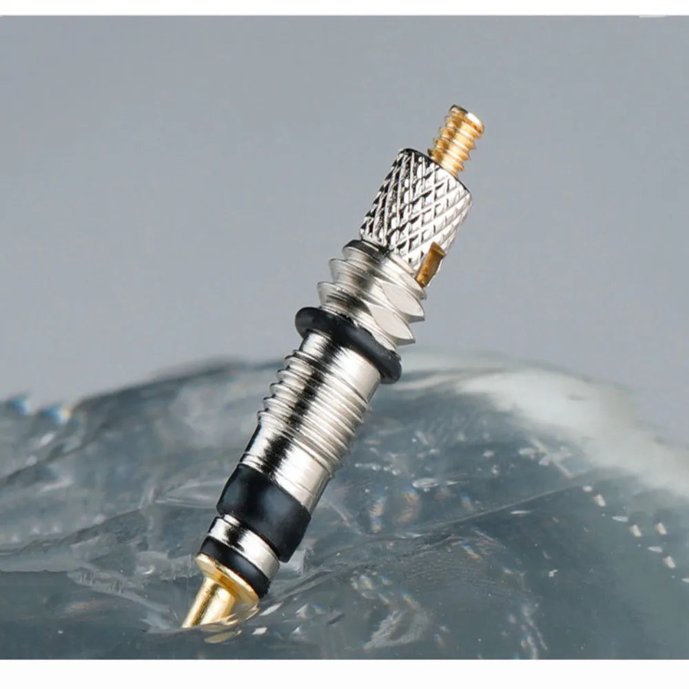 

45/60/80mm F/V Valve Nipples CNC-machined Tubeless Tire Valve Tubeless Tire Valves Brass Core Aluminum Alloy Bicycle Tires