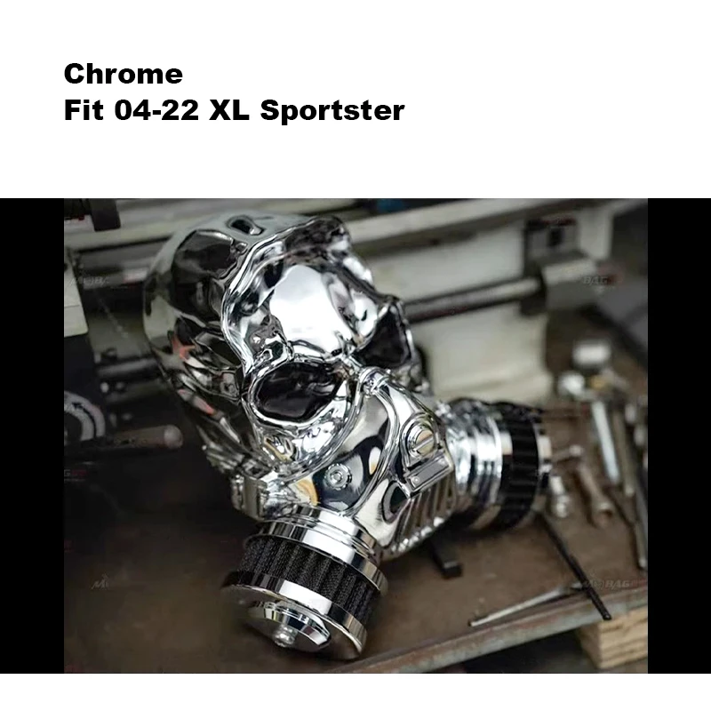 Skull High-Flow Air Cleaner Kit HD 2018-Later Softail 2017-Later