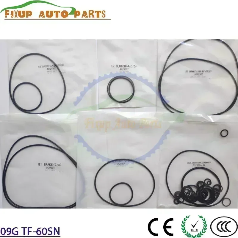 

09G TF-60SN Auto Transmission Brake Sealing Ring Clutch Rubber Ring Vaval Body Component For VW Magotan LAVIDA Skoda Octavia