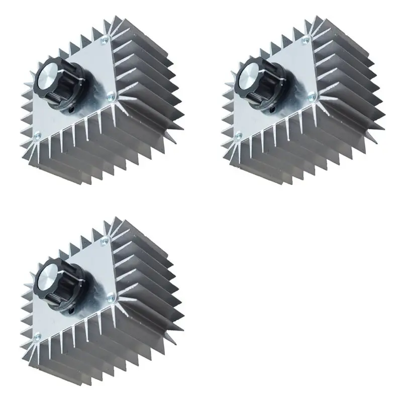 Regulador de Tensão SCR SOFT-3X AC 220V 5000W, Controlador de Velocidade de Motor, Dimmer de Luz, Termostato 5000W