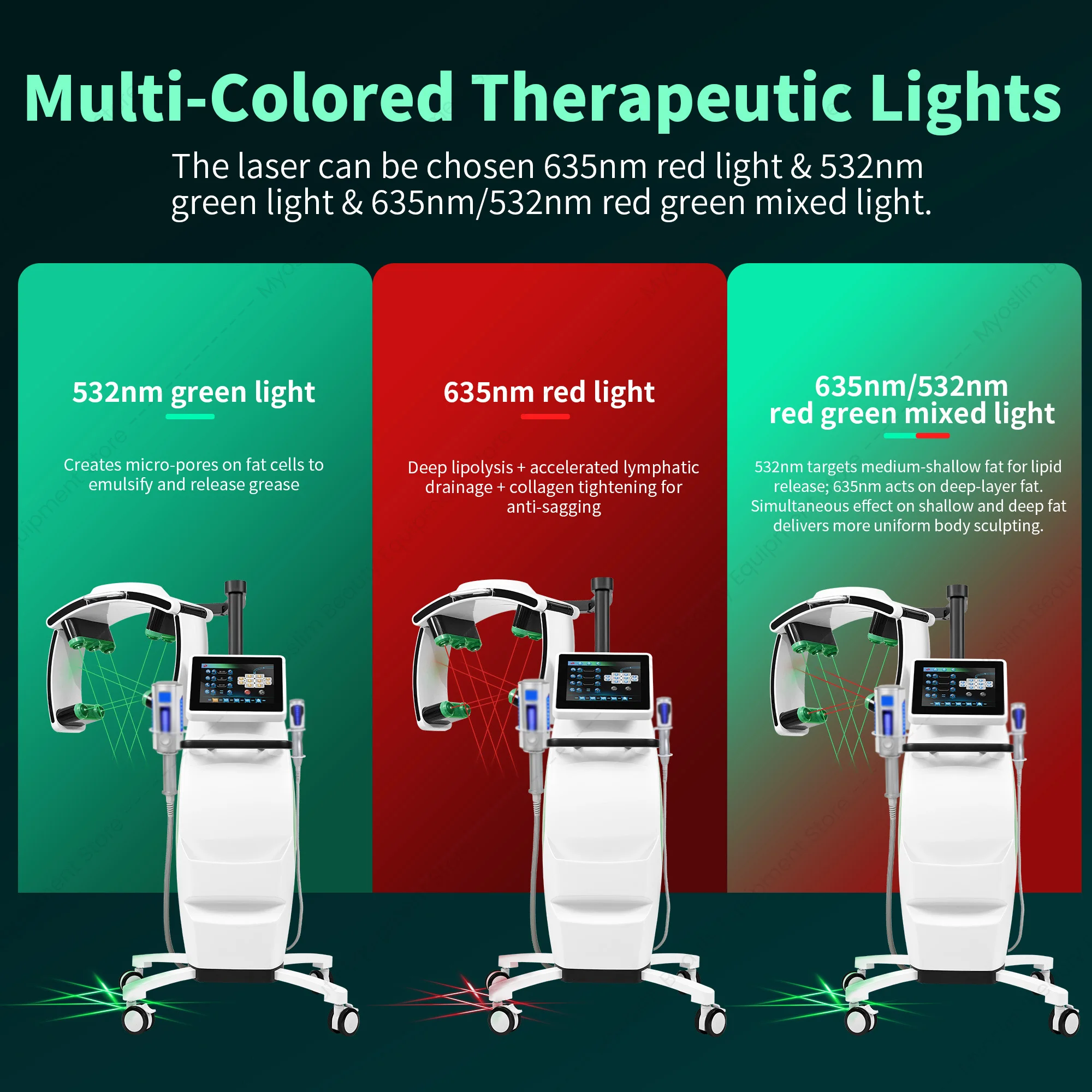 Non-invasive 10D Maxlipo Master Slim System 532nm Burn Fat Body Slimming Safe and Reliable Way to Reduce Fat