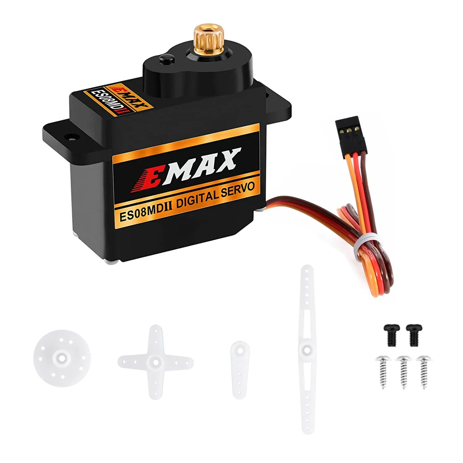 EMAX ES08MD II Mini Metal Digitale Servo 13g voor RC Modelvliegtuig Hoge Snelheid Mini Metal Gear voor FPV RC Vliegtuig Vaste Vleugel Cadeau