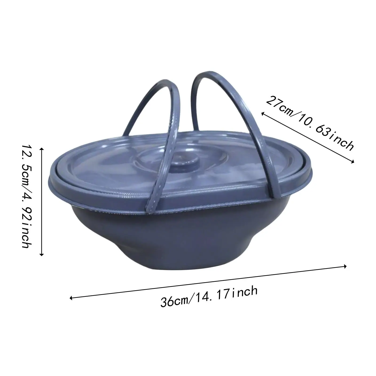 وعاء الغرفة العملي قعادة عديم الرائحة سهلة التنظيف Bedpan غطاء مانع للتسرب السرير صوان مبولة للمنزل الحمام ليلة التخييم السفر
