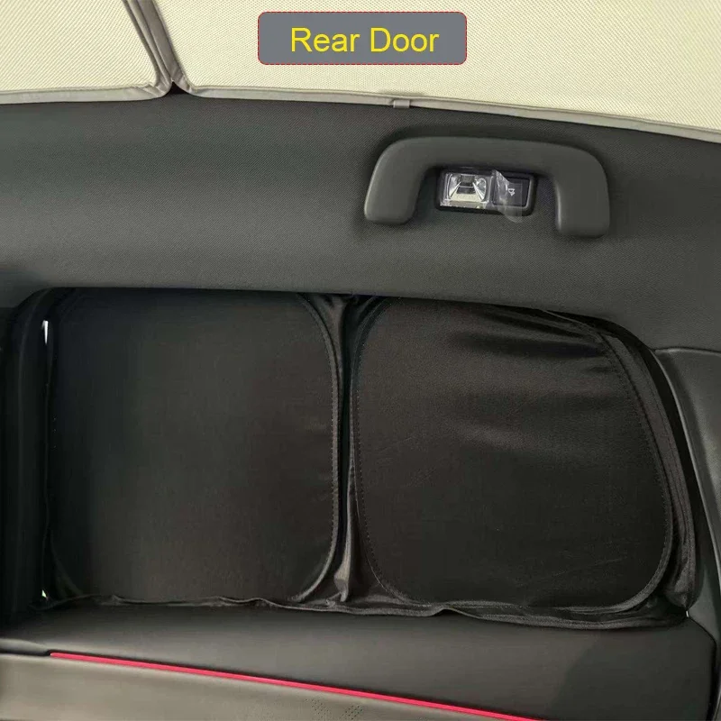 

Car Black Anti-UV Heat Insulation Window Privacy Sunshade For HONGQI EH7 2024-Present Auto Protect Cover Interior Accessory