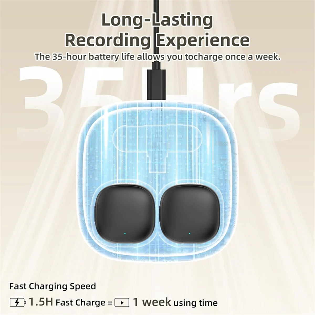 2025-ワイヤレスラベリアマイク-aiノイズキャンセリング-ミニフォンマイク-usb-c-マグネット式マイク