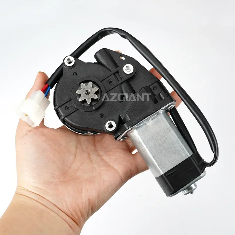 AZGIANT 12 V/24 V auto elettrica Alzacristallo motore Alimentazione Alzacristalli Regolatore Motore Sinistra/destra 3 fori 7 marce/denti torx