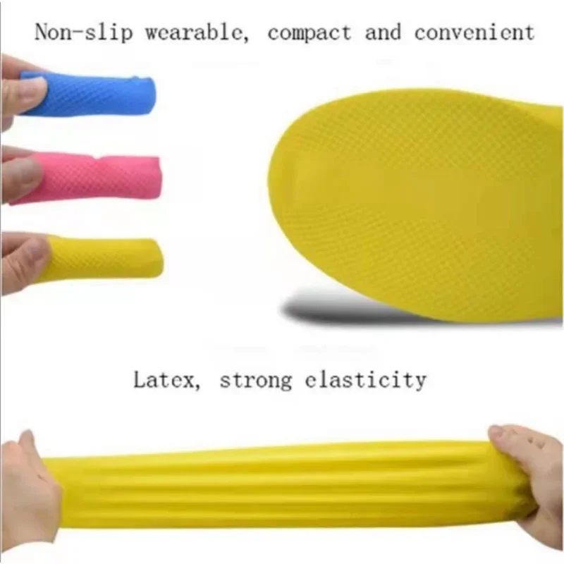 Kolorowe, wielokrotnego użytku, wodoodporne silikonowe ochraniacze na buty unisex na deszczowe dni na świeżym powietrzu 1 para nakładek na buty