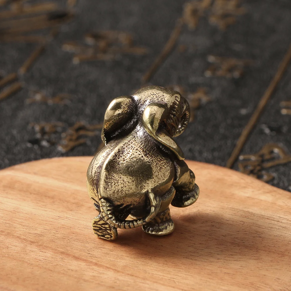 

Miniature Brass Handcrafted Animal Sculpture Decor For Miniatures Brass Ornament Home Office Desk Metal Ornament
