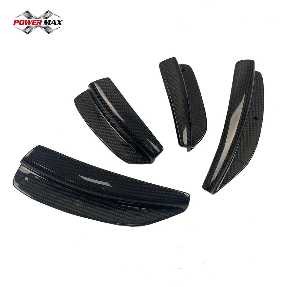 

Wholesale 4PCS Carbon Fiber Front Bumper Separator Canards Gr Yaris Upgrade Trim for Toyota Front Bumper Lip Canard Fin Surround