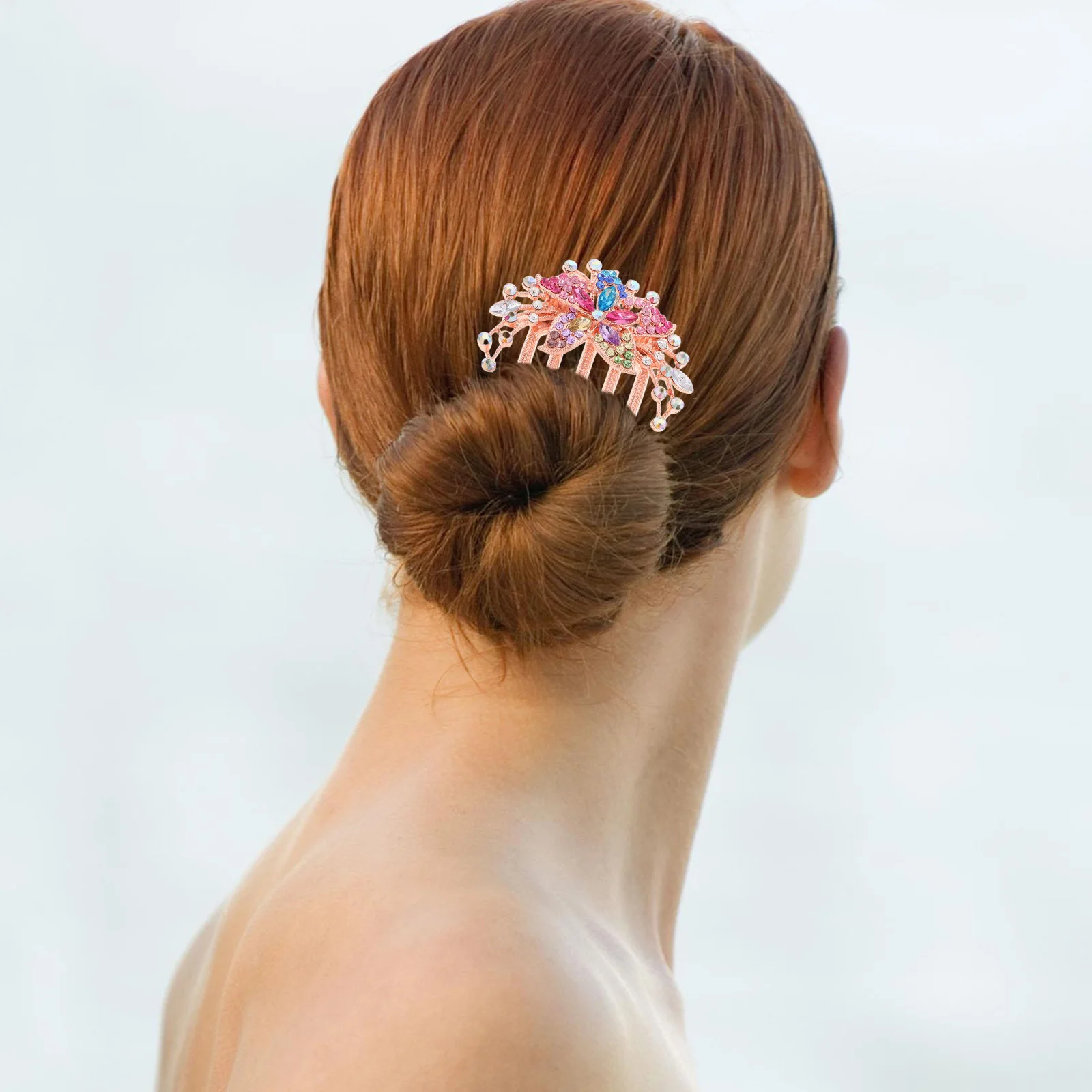 

Расческа для волос с пятью зубцами и цветами, декоративная вставка для волос, расческа для женщин, аксессуары для свадебной вечеринки, женский головной убор