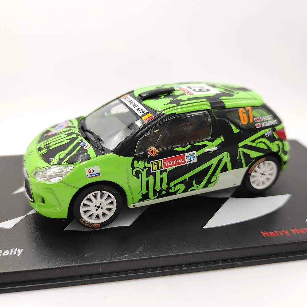 Diecast Ixo 1:43 Bilancia Citroen DS3 R3T Rally Auto In Lega Modello di Auto Da Collezione Giocattolo Regalo Souvenir Display Ornamento