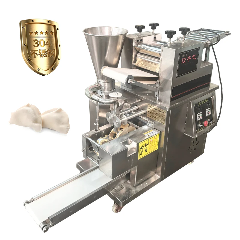 

VBJX Commercial Professional Fully Automatic Speedy Dumpling Maker Dough Press Dumplings Making Machine