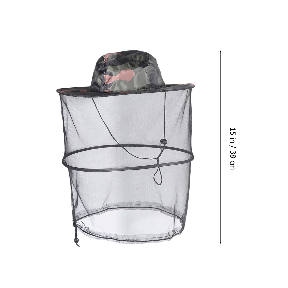 Sunscreen Hat with Mosquito Net Outdoor Protection Headgear for Fishing Camping Hiking Hunting Mountaineering