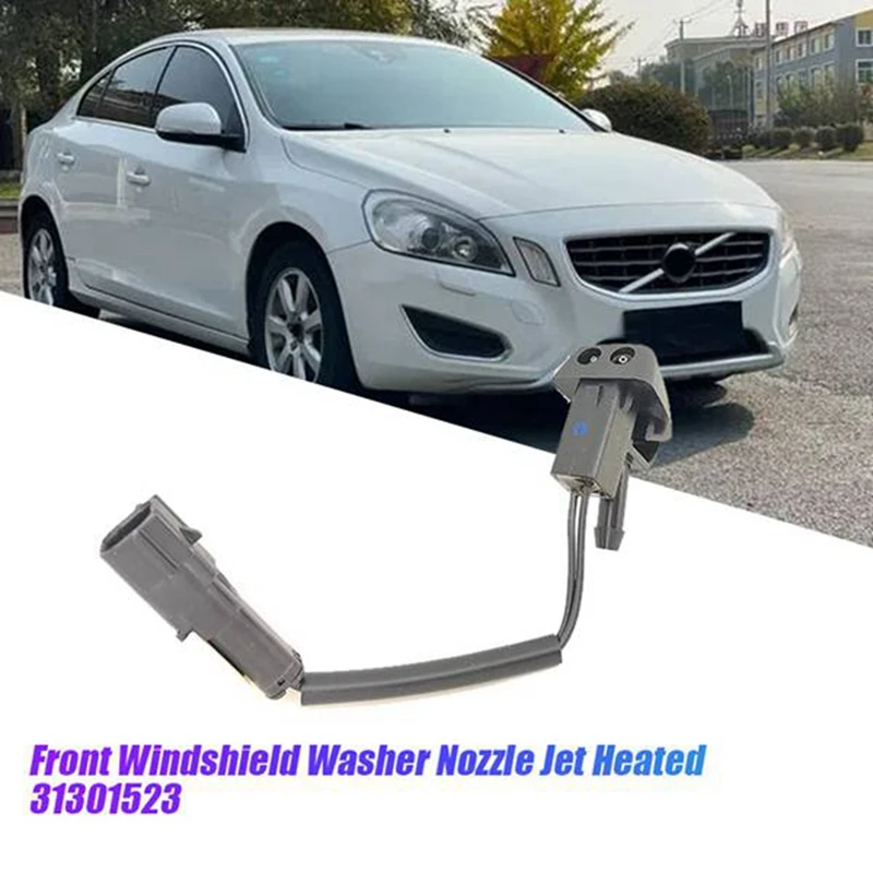 Front Windscreen Washer Nozzle Jet Heated 31301523 31301524 For Volvo XC60 S60 V60 XC70 V70 S80 2008-2016