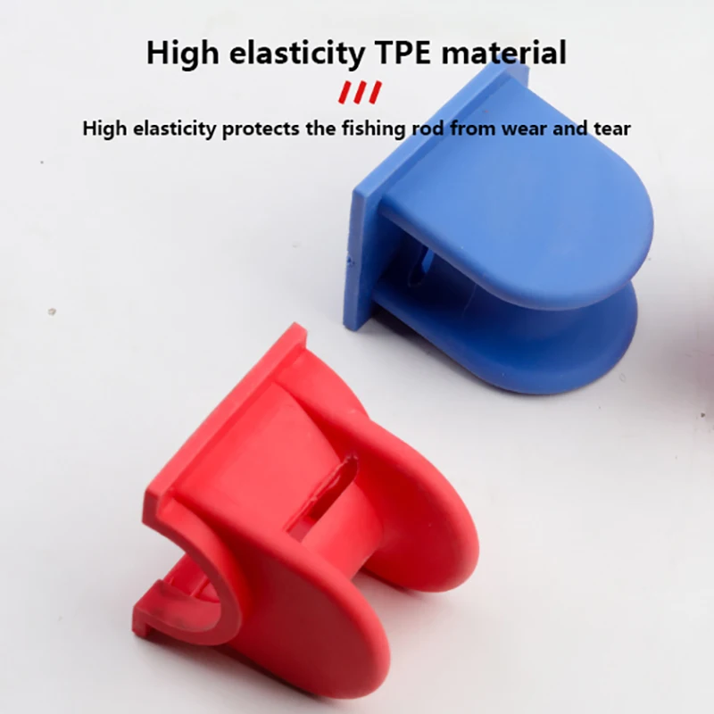 U/A-شكل الصيد رود دعم المحمولة قصبة صيد خشبية رف TPE الصيد المغذية جراب حامل الصيد رود حامل والعتاد الملحقات #5