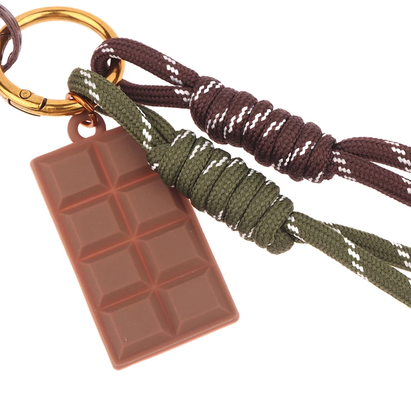 1 قطعة المعلقات الرجال والنساء خمر البني الخريف والشتاء الجلود السجق الكلب الشوكولاته لأكياس الهاتف المحمول المفاتيح