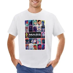 Mass Effect squad pop T-shirt oversized summer tops quick-drying funnys mens graphic t-shirts hip hop