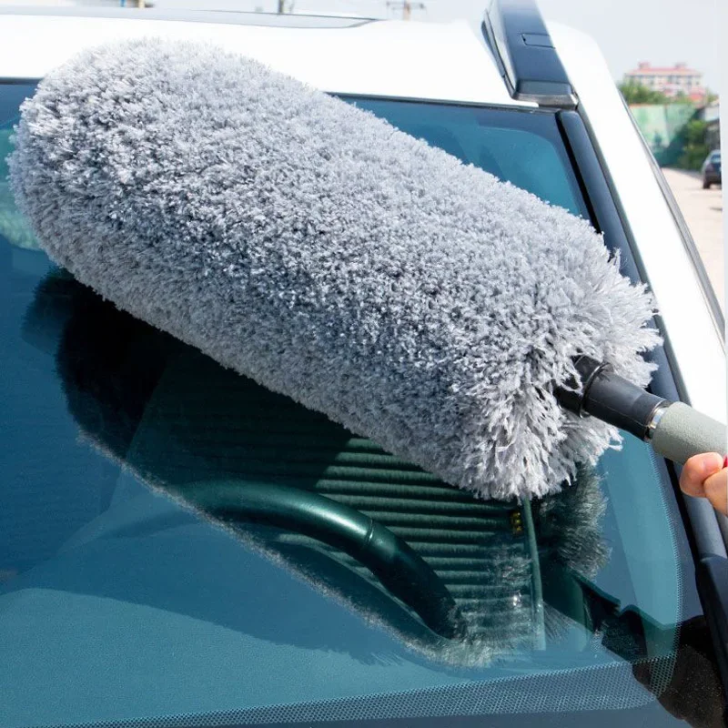 

Car Dusting Brush Telescopic Car Cleaning tool Microfiber Brush Clean tools For Auto Cleaning Dust Divine Wet/Dry Car Mop Towels