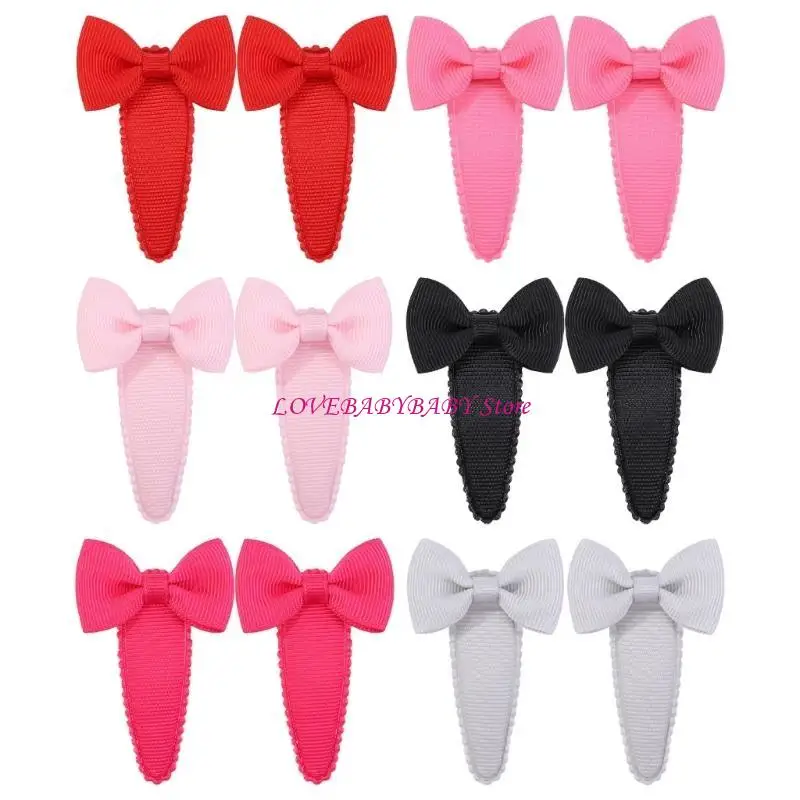 

1 Pair Bowknot Hairgrip Headdress for Daily Wearing Butterfly Headwear for Girl Infant Barrettes Hairpin Hair Accessory 4XBC