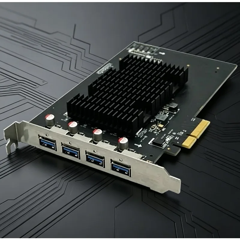 HIKVISION HIKROBOT MV-GU2104 4-Port USB Industrial Camera Frame Grabber Image Acquisition Card