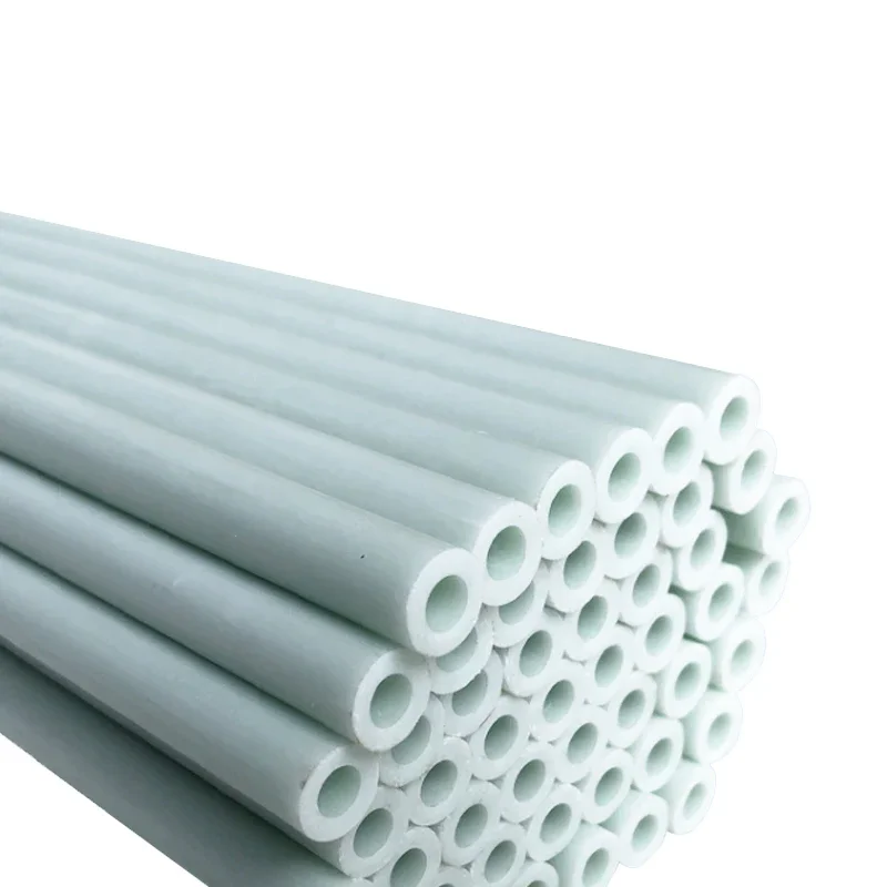 10Pcs/Lot White Glass Fiber Tube Diameter OD 3mm 4mm 5mm 6mm 7mm 8mm 10mm 12mm Hollow Fiberglass Rod Lenght 500mm