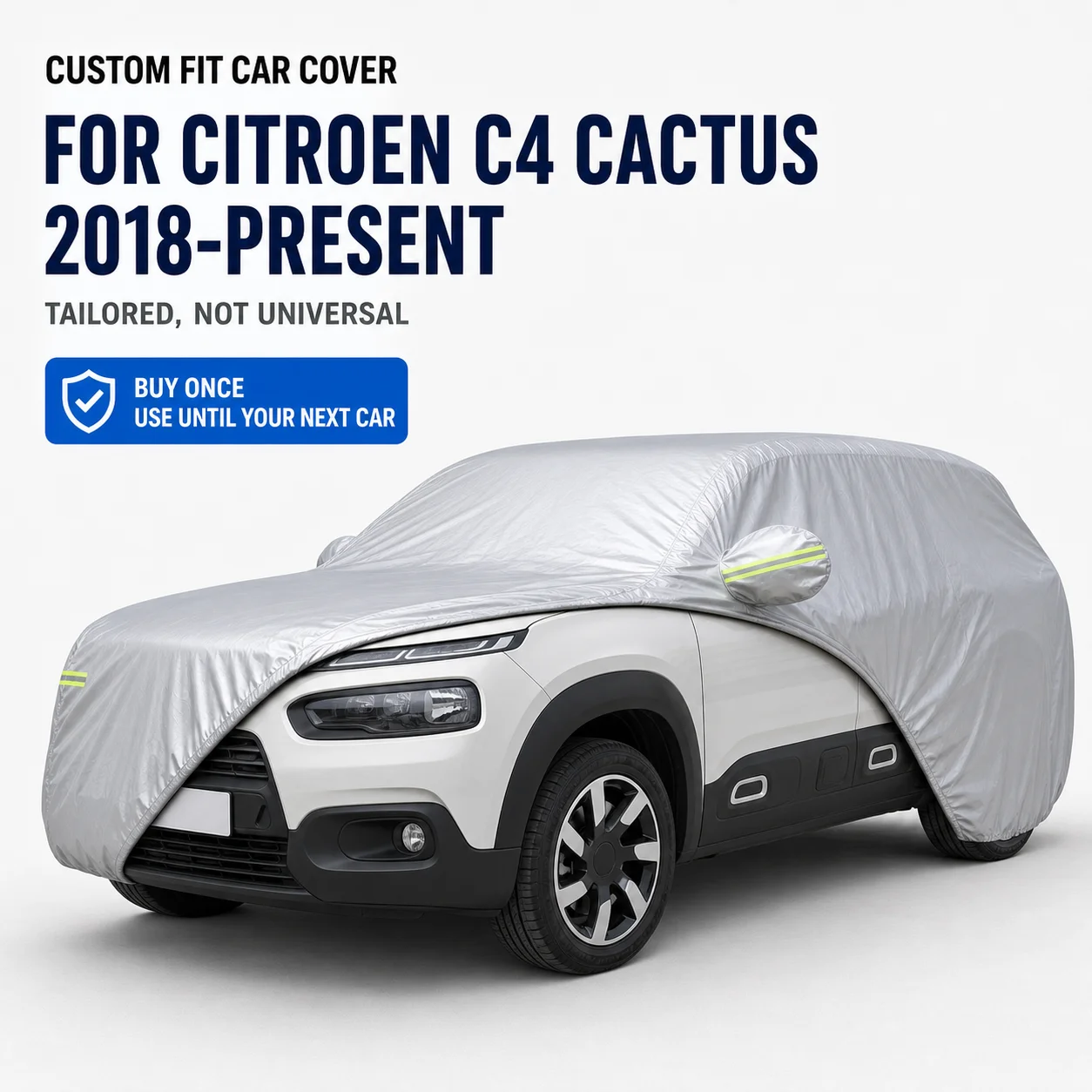 For Citroen C4 Cactus 2018-Present Exterior Car Cover Custom Fit Car Sun Protector Waterproof Dustproof Car Outdoor Protection