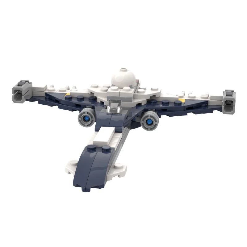 80 pièces Star Fighting Z-95 Headhunter Microfighter - 75400 alternative MOC personnaliser bâtiment modulaire bricolage garçon jouet cadeau de noël