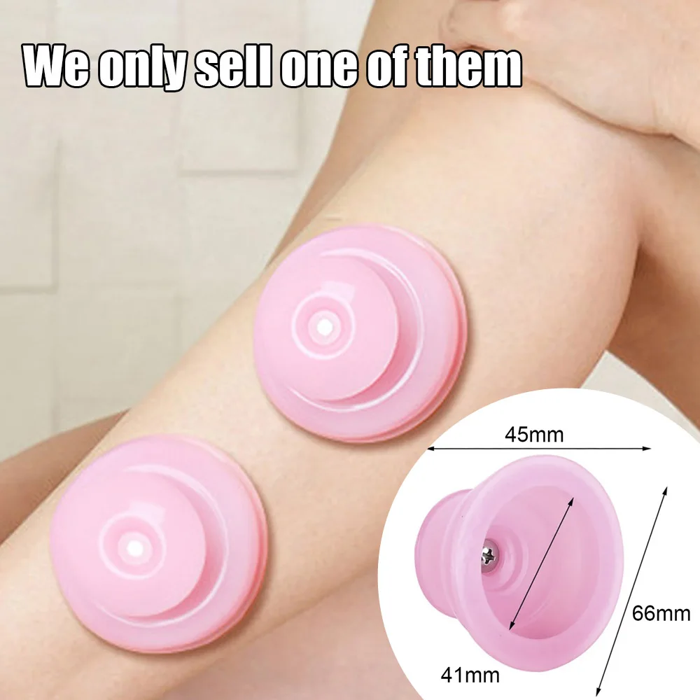 

Vacuum Cans Press Type Silicone Cupping Cup Cellulite Suction Cup Therapy Tool Back Body Anti-cellulite Massage Jar Family