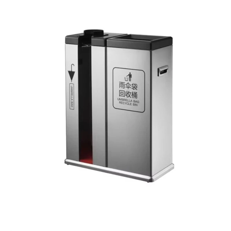 Automatic Wet Umbrella Stand Wrapping Machine With Storage Bucket
