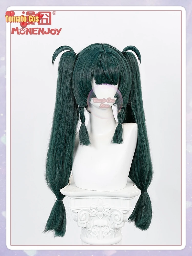 Zenless Zone-Zero Qing Yi Wig Cosplay Fêmea, Jogo de Anime, QingYi, Loli, rabo de cavalo duplo, fantasias de Halloween, pré-venda