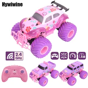 Jjrc coche electrico todoterreno Q157 para ninas camion de Control remoto purpura de alta velocidad rueda grande de 2 4G juguetes para ninos AliExpress 26