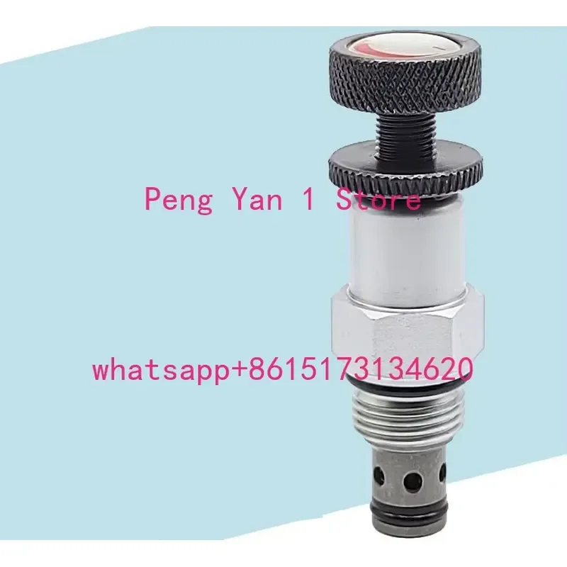 Adjustable Manual Cartridge Overflow Valve Threaded Direct Acting Hydraulic System Accessories
